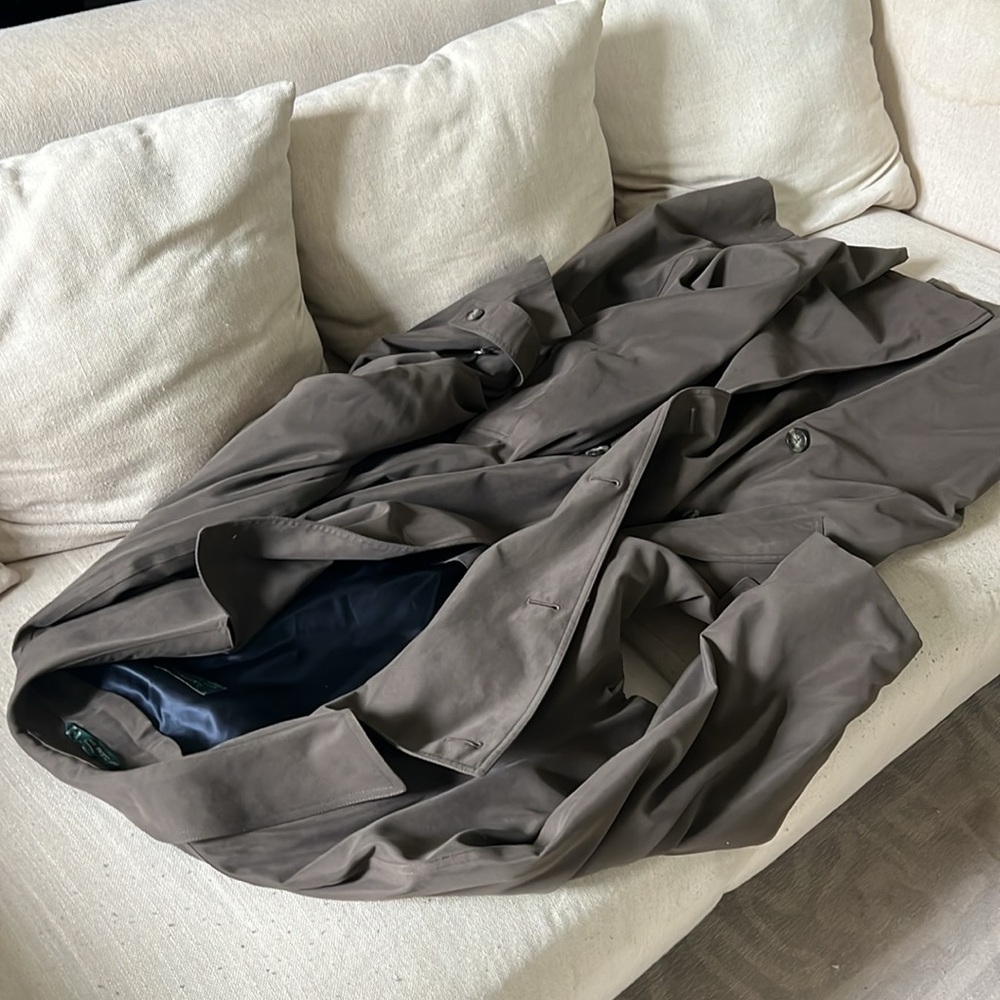 Classic Taupe Trench Coat *w/ 2 free gifted trenches* - Picture 12 of 17